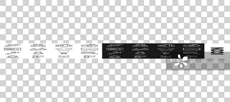 设置线性卡尺或游标卡尺和刻度钻石图片素材
