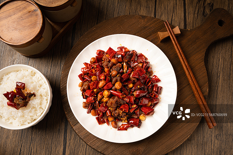 歌乐山辣子鸡图片素材