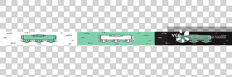 减肥图标，背景为白色和绿色图片素材