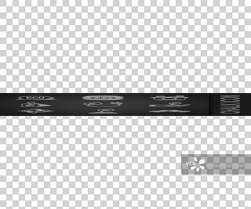 在叶子芽汽车植物中设置电源节能插头图片素材