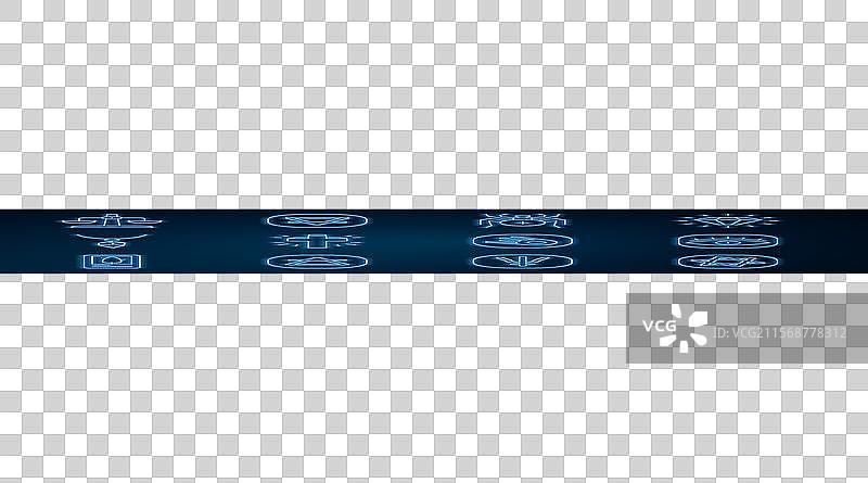 塔罗牌、共济会、蜘蛛、基督教的线条设置图片素材