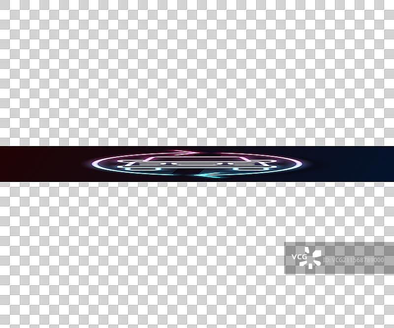 发光的霓虹线汽车服务图标图片素材