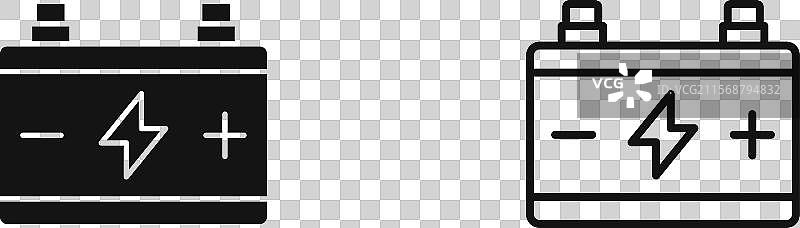 汽车电池图标图标集图片素材