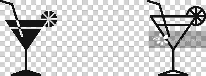 鸡尾酒图标图标集图片素材