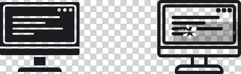 计算机屏幕图标图标集图片素材