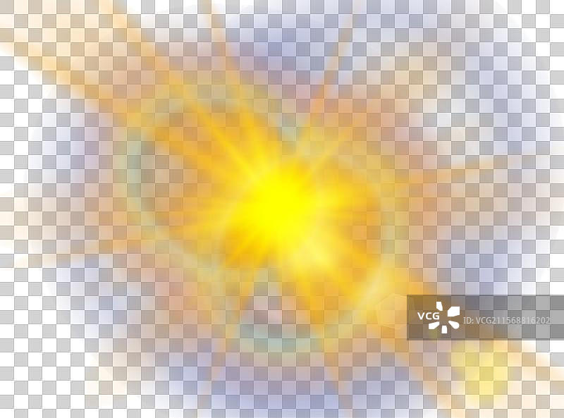 透明阳光特殊镜头光晕图片素材