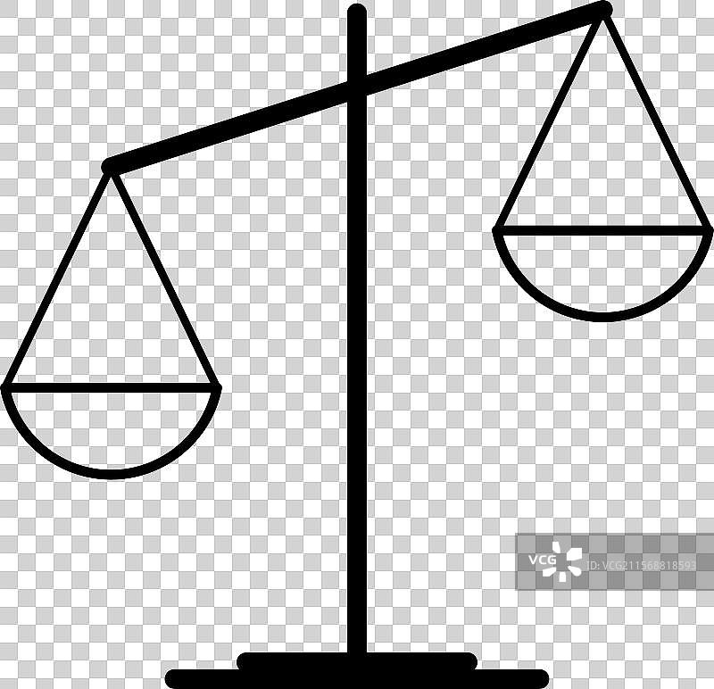 法律犯罪网络标志的平衡天平图标保护图片素材