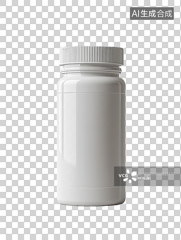【AI数字艺术】白色药瓶图片素材