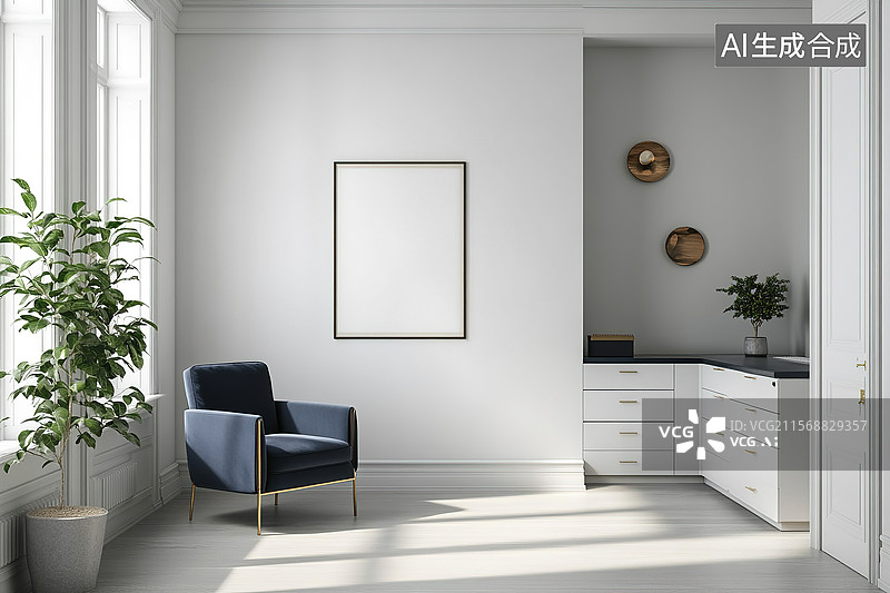 【AI数字艺术】现代极简家居设计图片素材