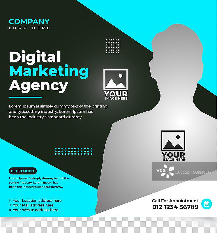 房地产宣传单模板 商业宣传单设计图片素材