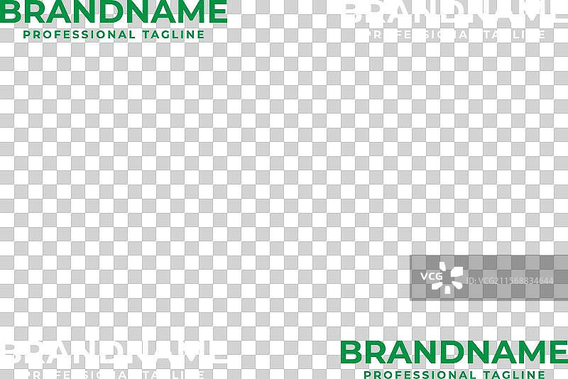 适合环保的字母P或Q树形标志图片素材