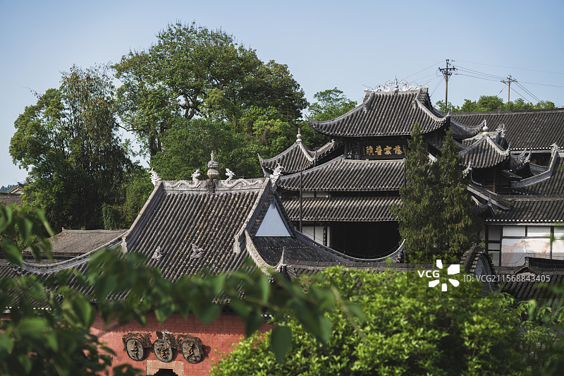 四川泸州尧坝古镇慈云寺图片素材