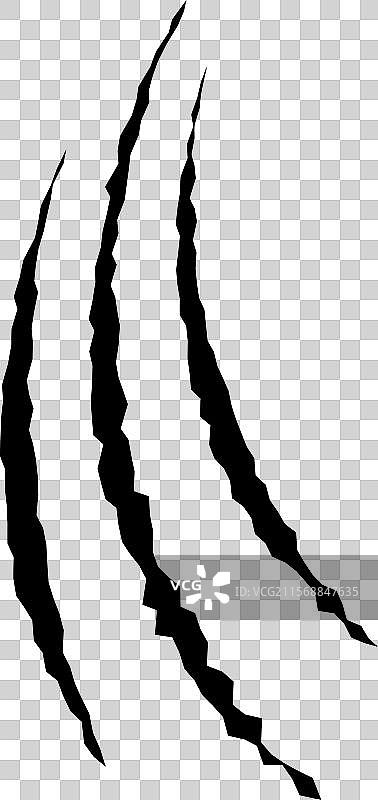 爪痕动物怪物标记设计图片素材