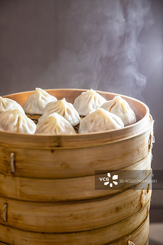 早点小笼包小馄饨鲜肉小馄饨鲜肉汤包汤包上海特产无锡小笼包南京汤包蒸笼蒸包子烟火气馄饨小馄饨面食早餐图片素材