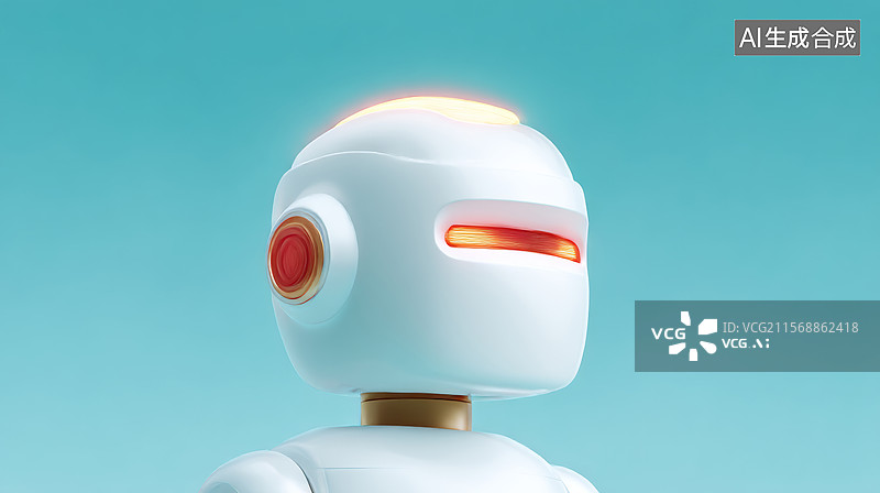 【AI数字艺术】科技感机器人概念形象设计图片素材