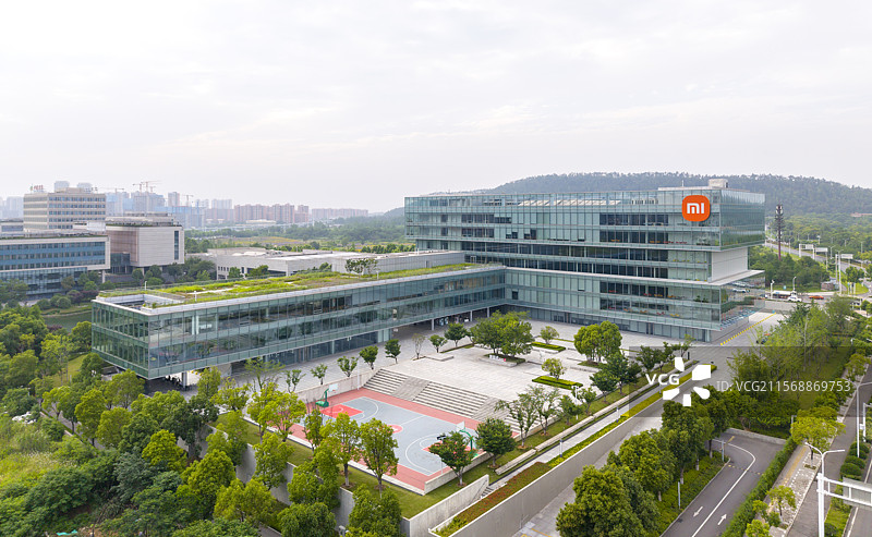 武汉光谷小米科技园区总部大楼建筑图片素材