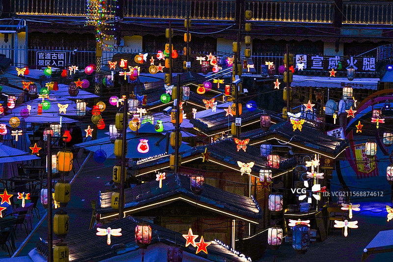 云南4a级景区-官渡古镇图片素材