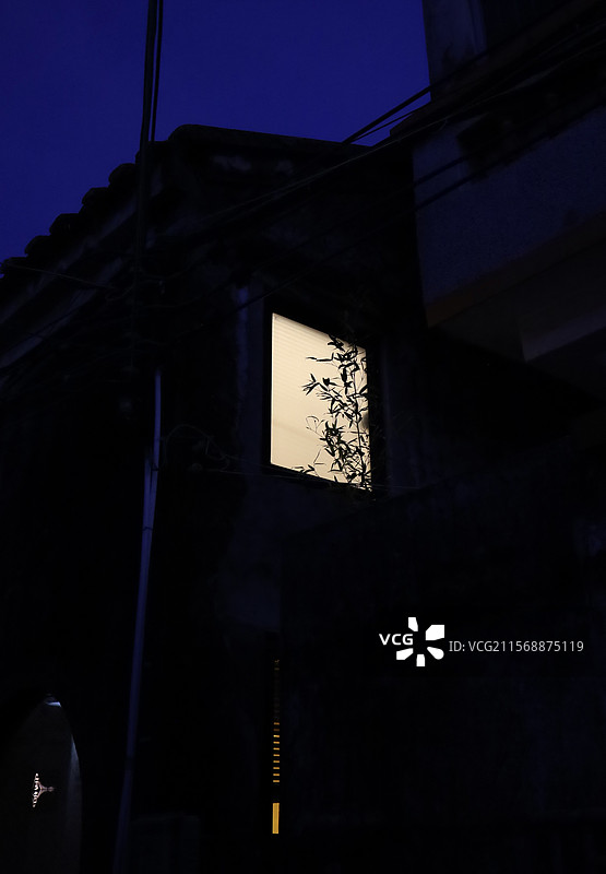 静谧的剪影图片素材