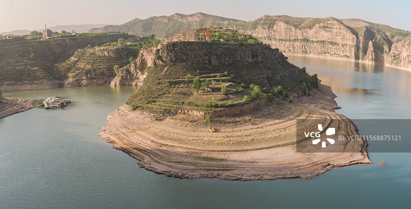 老牛湾，黄河大峡谷，内蒙古清水河老牛湾。图片素材
