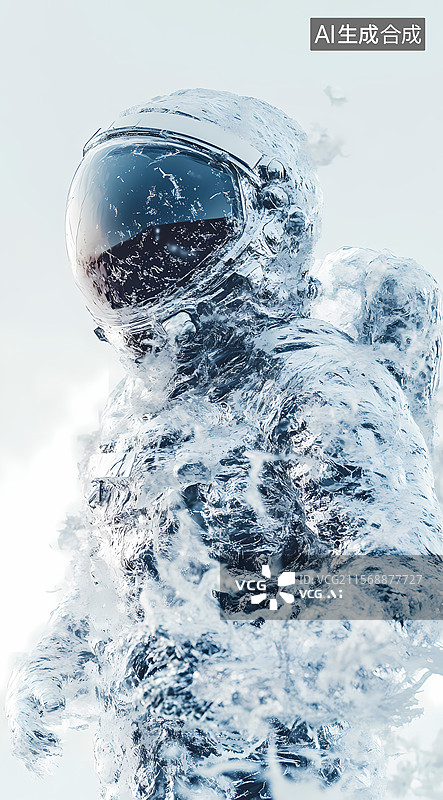 【AI数字艺术】科技宇航员创意图片素材
