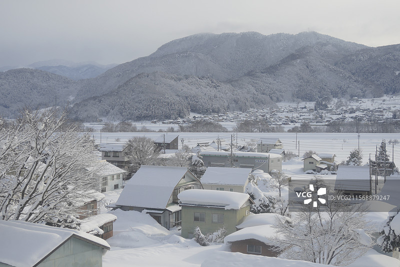 雪国风光图片素材