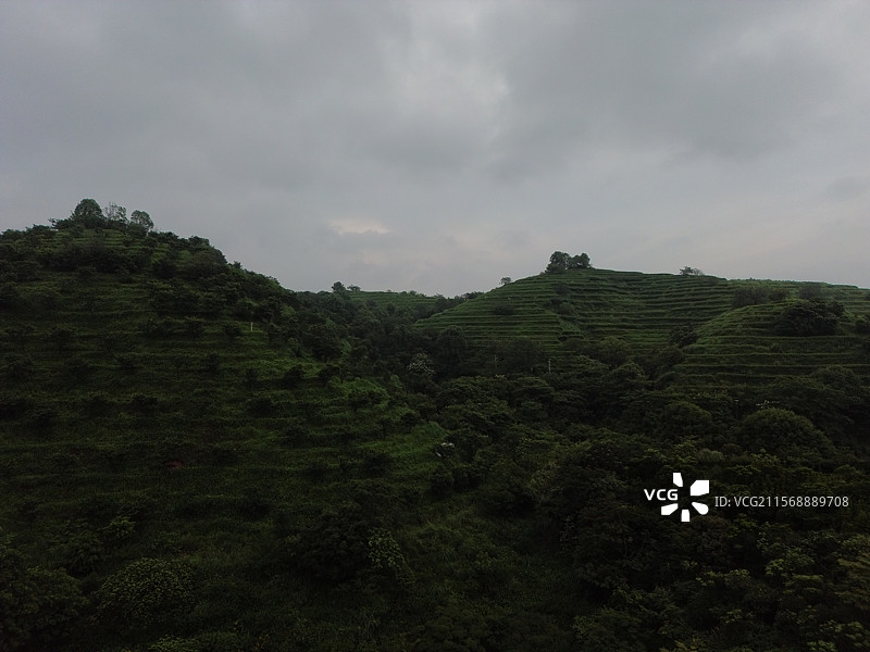 航拍漳州平和县高峰谷景区图片素材