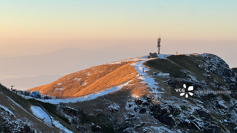 武功山山顶图片素材