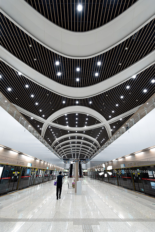 苏州地铁站室内空间设计图片素材