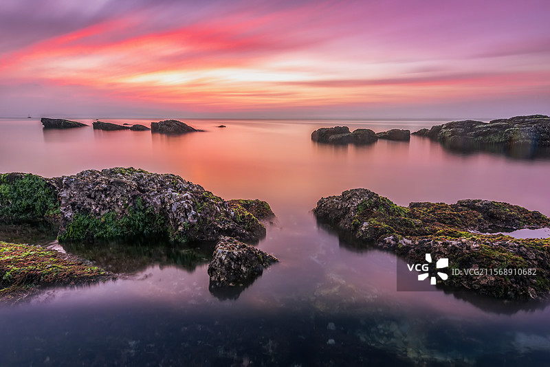 晚霞余辉图片素材