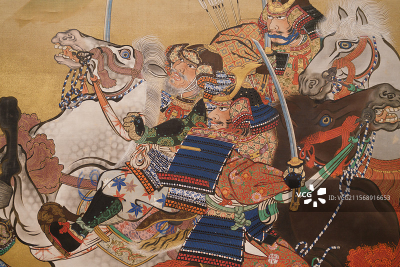 东京国立博物馆内的真贵展品日本浮世绘图片素材