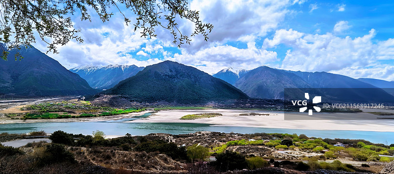 林芝米林风光图片素材