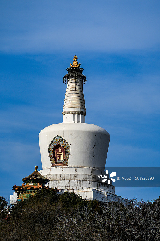 北京白塔图片素材