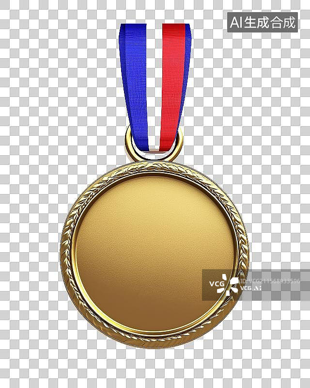 【AI数字艺术】免扣元素一块金牌图片素材