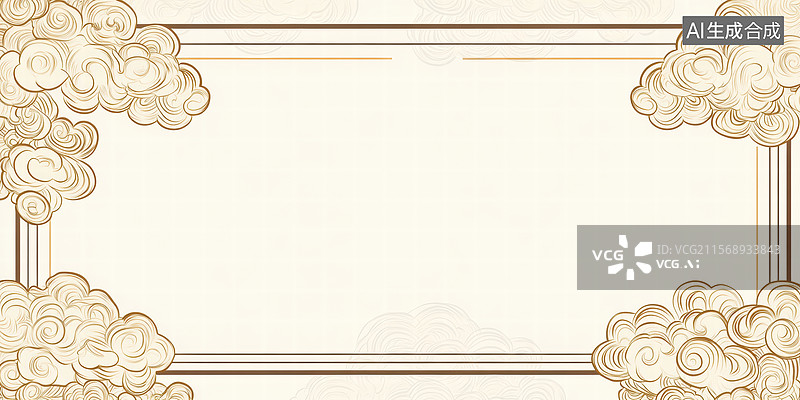 【AI数字艺术】古风卷轴背景图图片素材