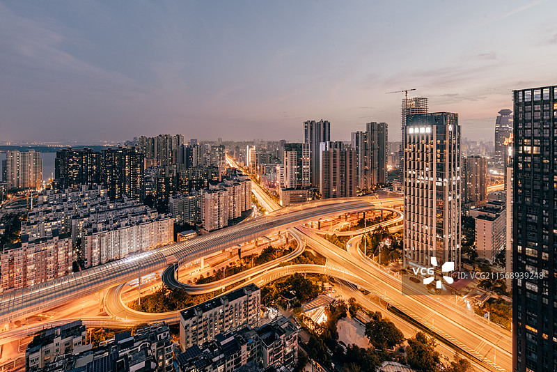 “堵王”武汉尤李立交图片素材