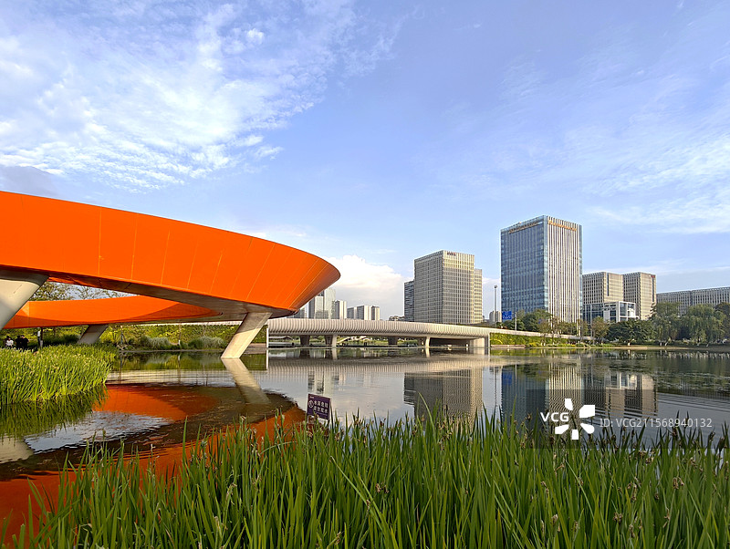 成都高新区新川公园图片素材