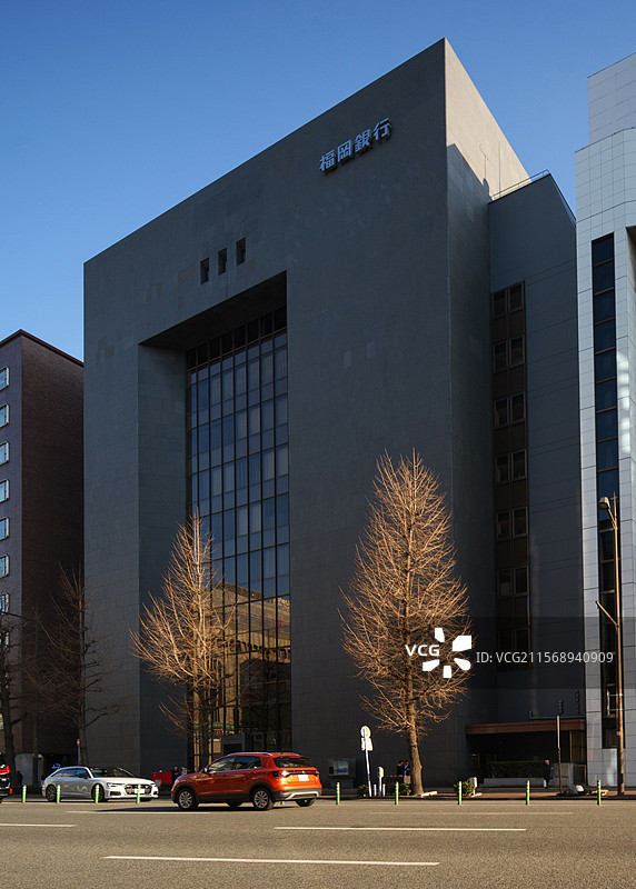 黑川纪章在1975年设计的福冈银行总部图片素材