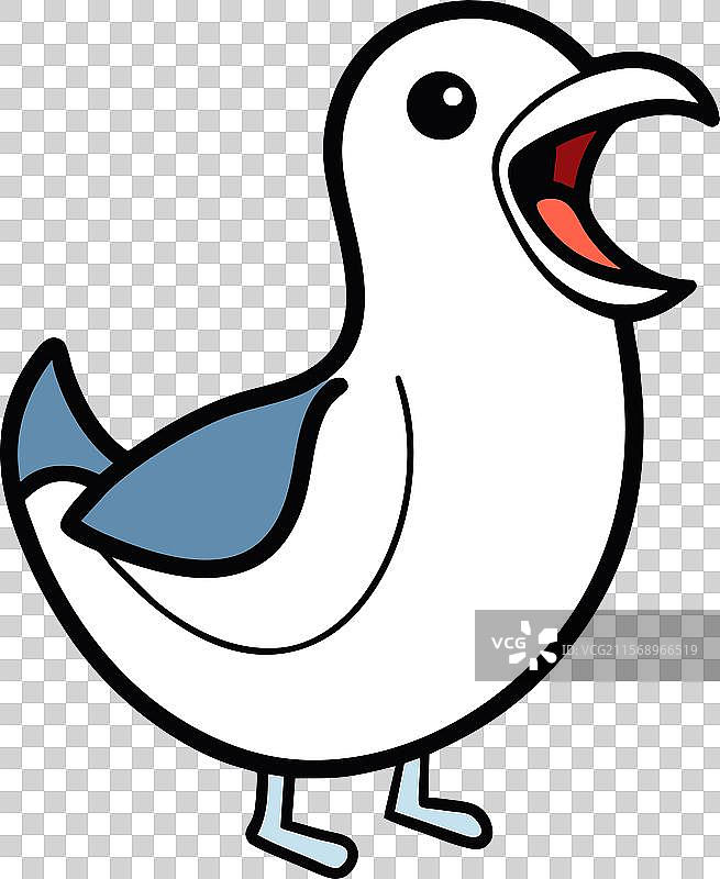 北极鸥鸟笑声图标图片素材