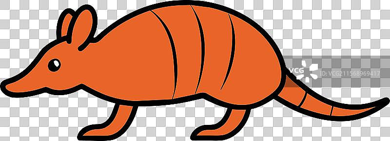 犰狳奔跑图标图片素材