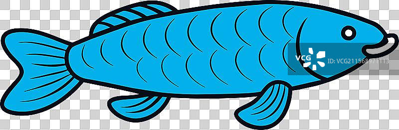 龙鱼图标图片素材