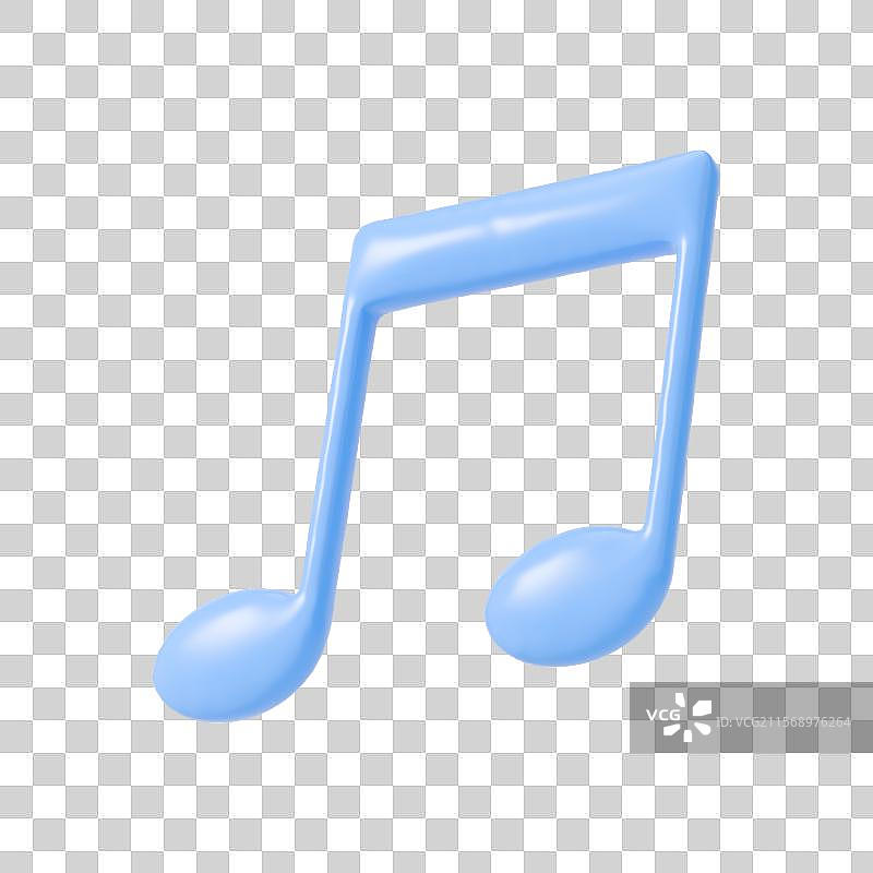 3D渲染卡通音乐符号免抠元素图片素材