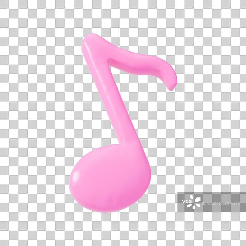 3D渲染卡通音乐符号免抠元素图片素材