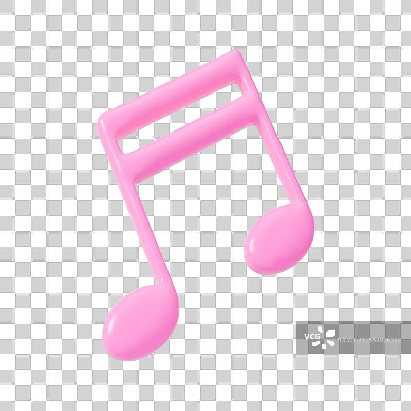 3D渲染卡通音乐符号免抠元素图片素材
