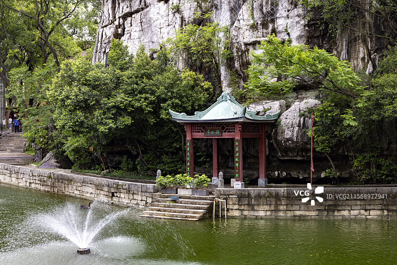 广西桂林市独秀峰王城景区摄影图片图片素材