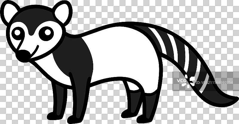 亚洲棕榈貓鼬图标图片素材