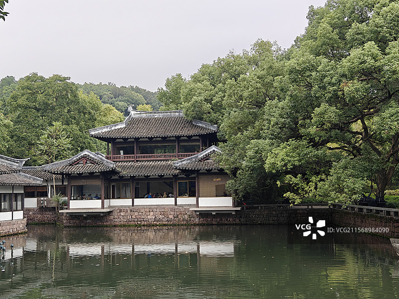 杭州西湖园林图片素材