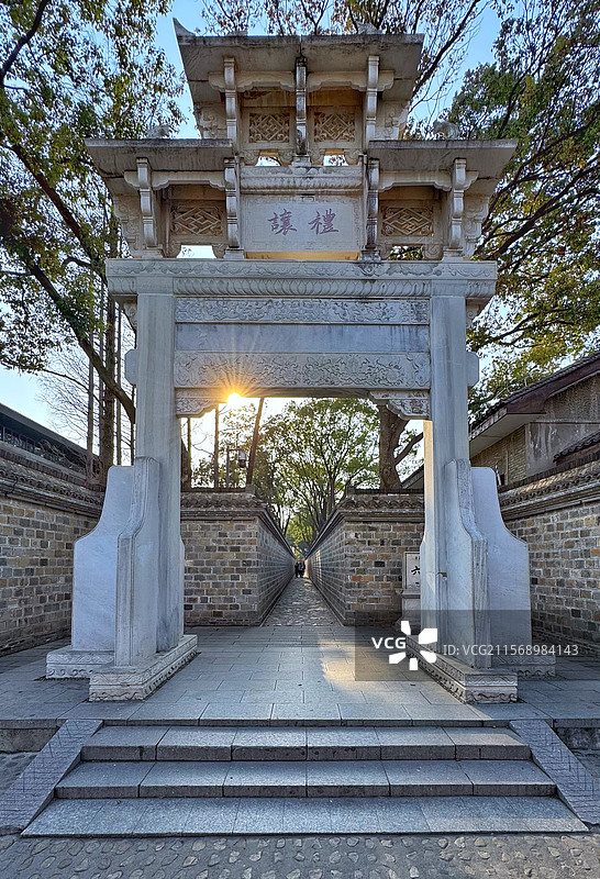安徽桐城市-六尺巷图片素材