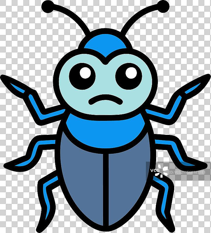 大力士甲虫哭泣图标图片素材