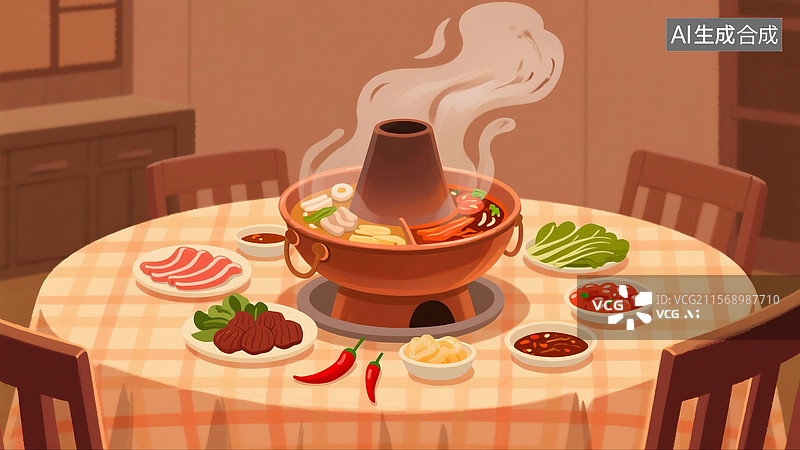 【AI数字艺术】火锅图片素材