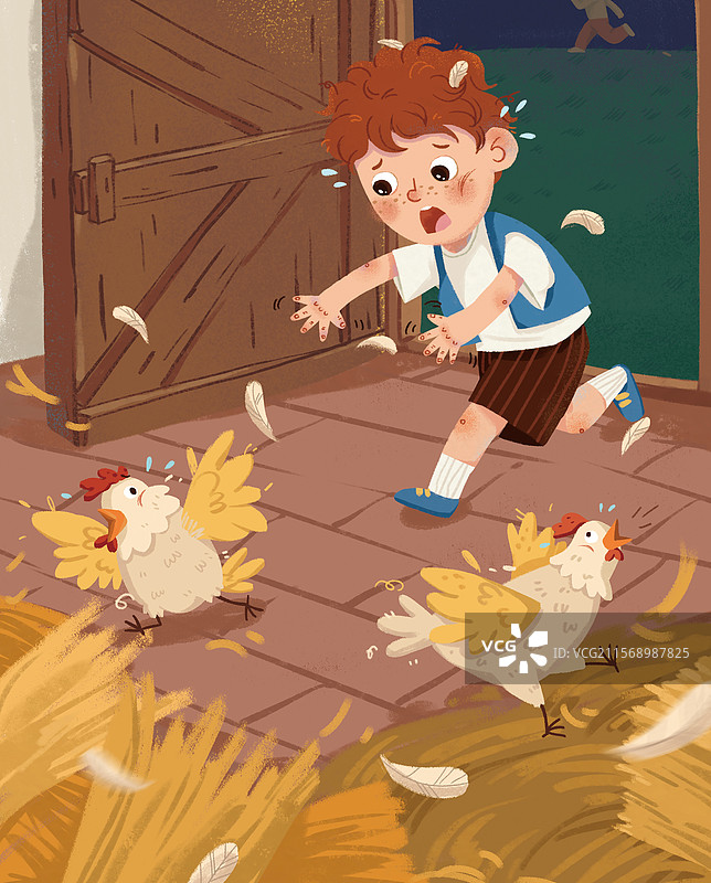 鸡飞蛋打图片素材